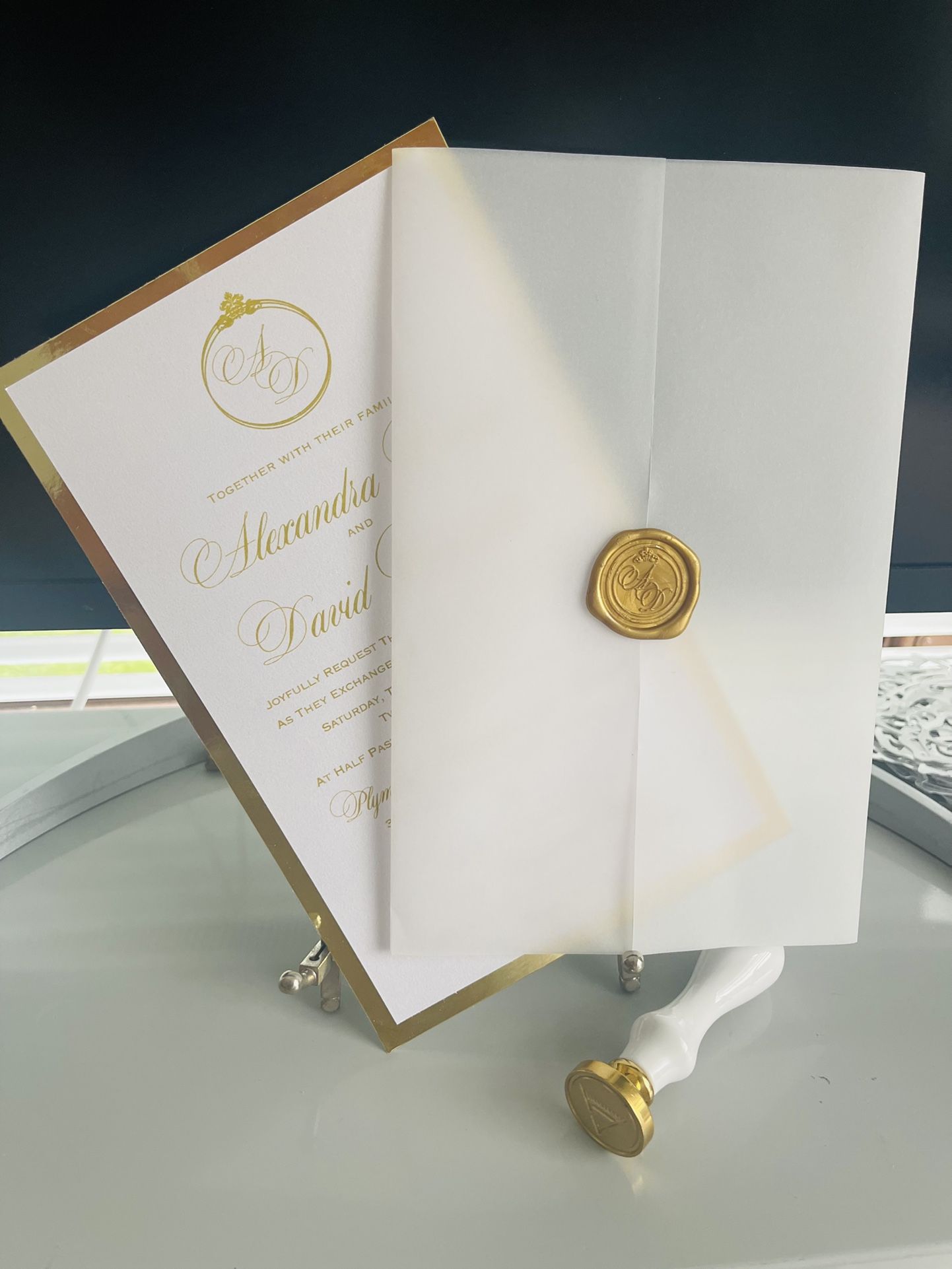 Wedding Invitations With Wax Seal