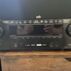 Denon AVR-X1600H Plus towers And Center Speakers