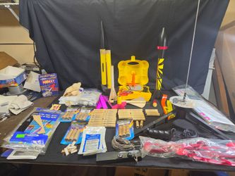 RARE Estes Shell Shocked Rocket, 47 Engines, Igniters, Launch Pads & Much More