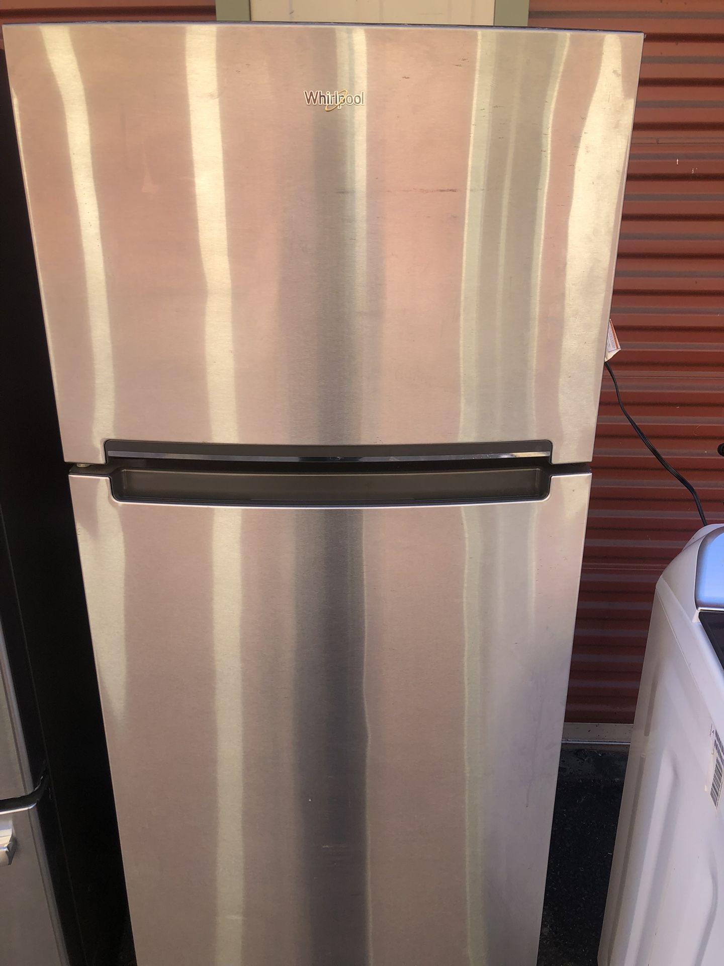 Small Whirlpool Stainless Steel Refrigerator DELIVERY 
