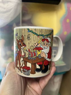 Rudolph The red Nose Reindeer Vintage Mug