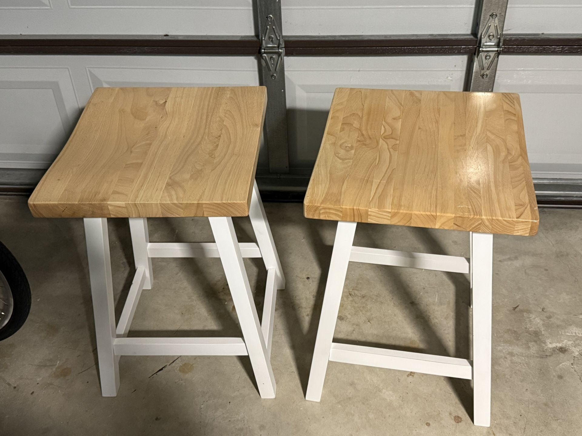 Wooden Stools (2)