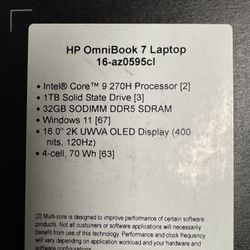 HP Omnibook 7 laptops 