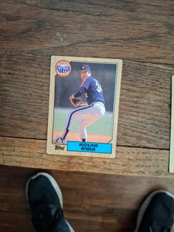 1987 Topps Chewing Gum Nolan Ryan Baseball Card