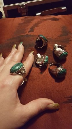 Real Malachite ring wholesale price