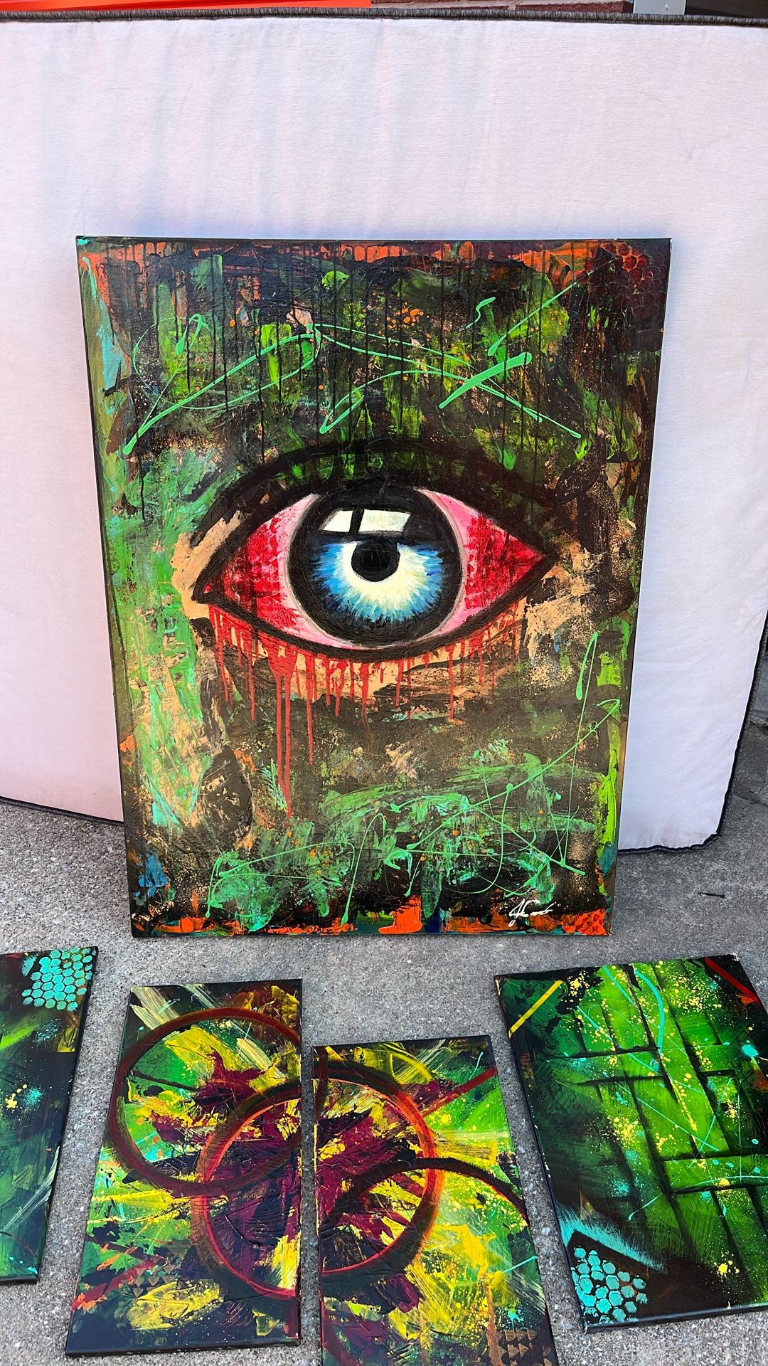 2 Abstract Paintings