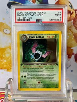 PSA 9 1st Edition Dark Golbat Pokemon Team Rocket Holo