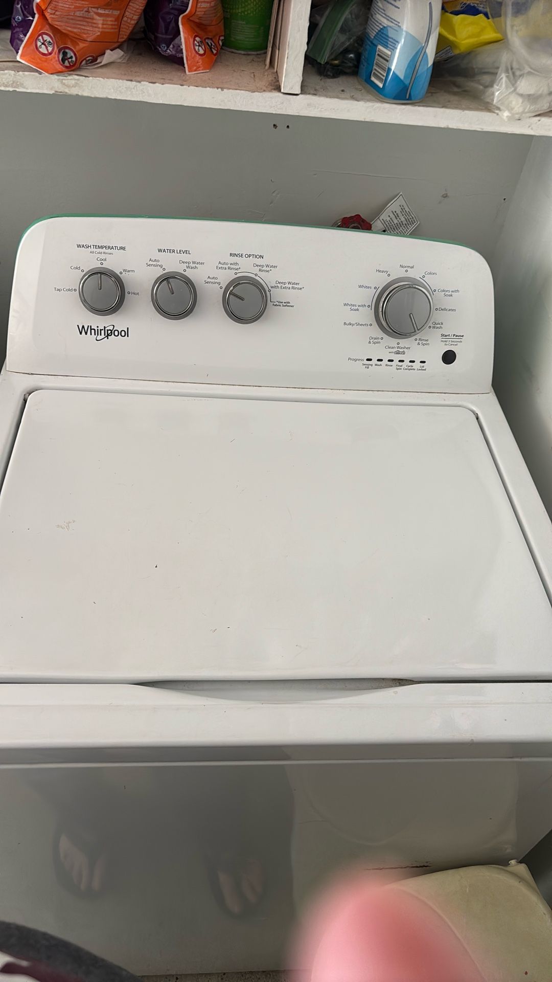 Whirlpool top load washer model WTW4850HW1