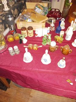 Salt And Pepper Shakers And Bells