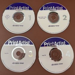 Vintage Print Artist Gold 12.0 4 CD-ROMs by Sierra On-Line 2000 