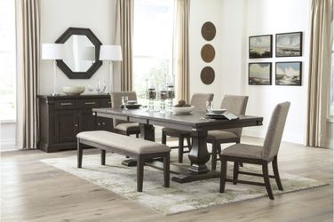 New 6pc dining room table set tax included free delivery