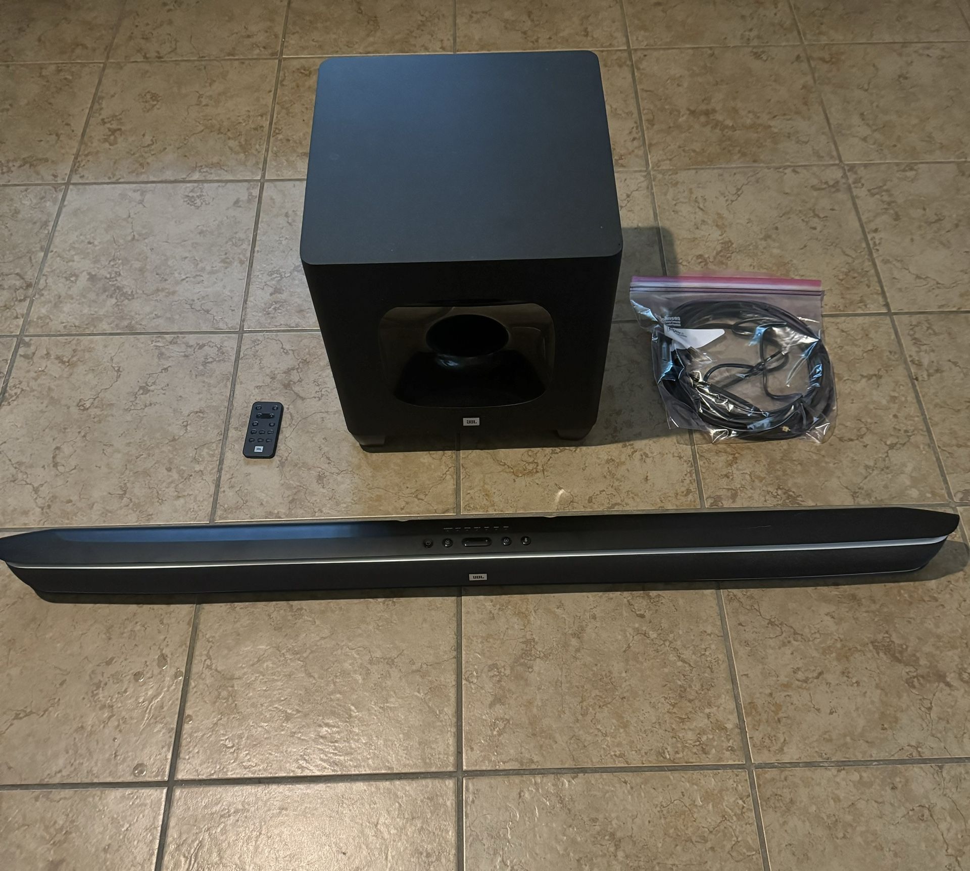 JBL SB400 Complete Sounds Bar W/ Optical Cable