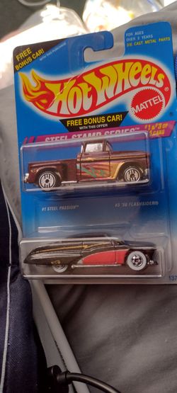 Hot wheels 1994/Steel Stamp series bonus car 2 cars total #2 and #3 cash porch pickup Redmond