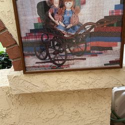 Raggedy Ann & Andy Framed Puzzle 