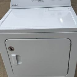 Silver Panel whirlpool dryer electric large load capacity perfectly extra for delivery same day delivery and installation  