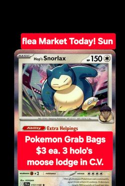 Pokemon $3. SPORTS CARDS $2; TODAY  MOOSE LODGE CASTRO VALLEY
