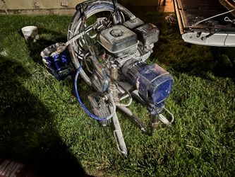 Gasoline paint sprayer with smart control