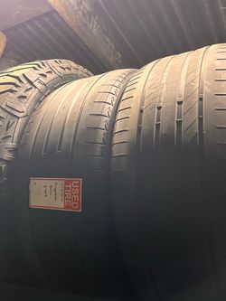 2 USED 27540R22 Continental All Season tire for $100 PICKED UP or $130 installed and balanced. 27540R22 275/40/22 275/40/R22 275 40 22 275 40 R 22  Te