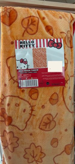 Hello Kitty fall plush throw