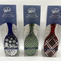 New The Wet brush-pro Detangler 3 pieces Christmas Decoration