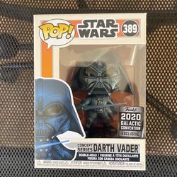 Darth Vader Concept Art Galactic Convention 2020 Funko Pop