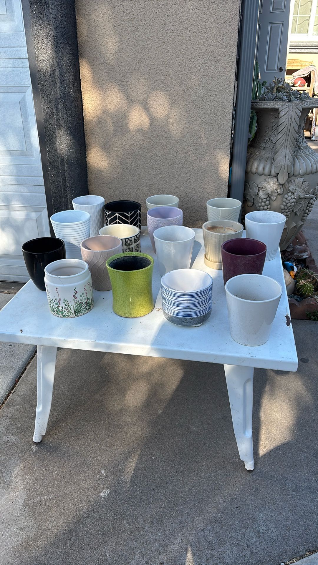 USED 4” CERAMIC POTS