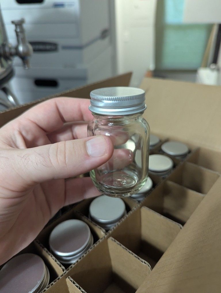 2 oz Jars, 12 Total, NEW Never Used