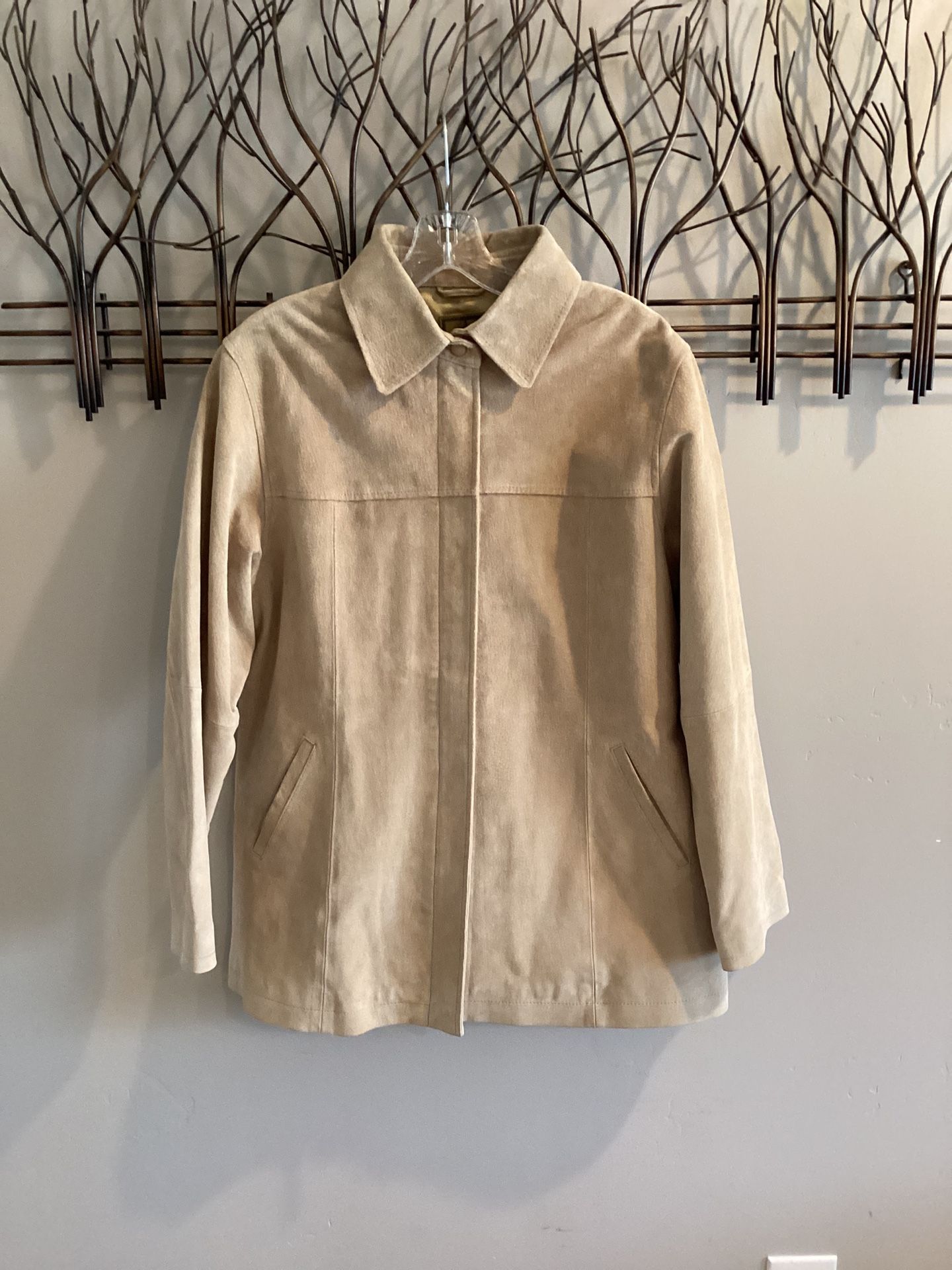 AMI Leather Jacket Womens Size Medium