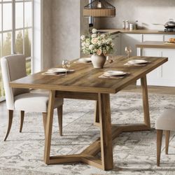 Farmhouse Dining Table Seats 6