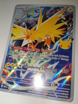 Pokemon 30th celebration Zapdos