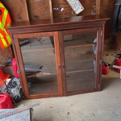 Large Shelf/cabinet 51”length By 13 3/4” Width By 45”height 