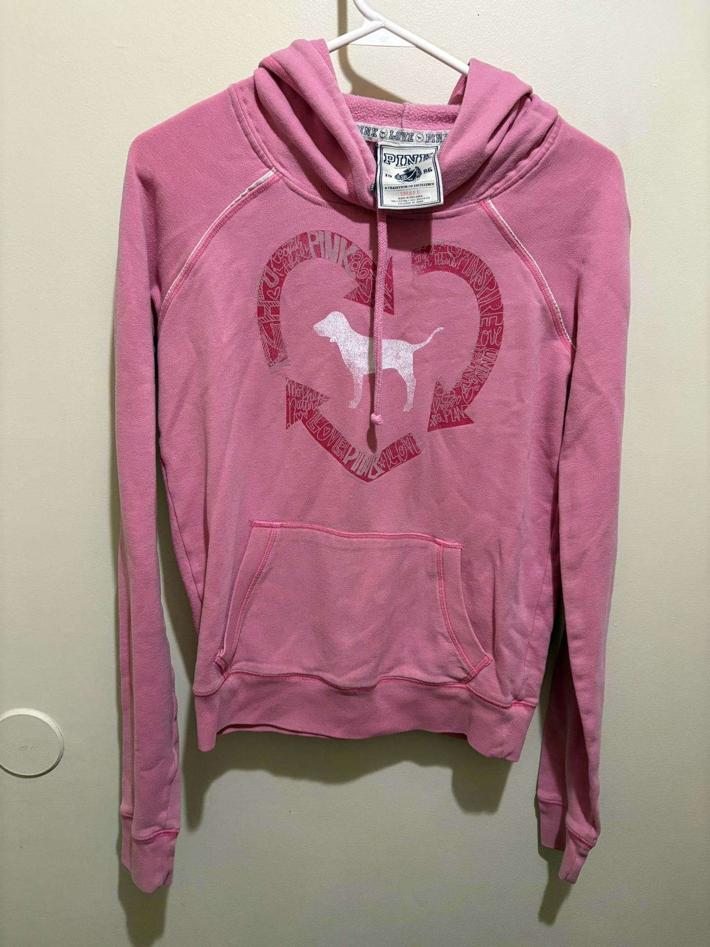 PINK Hoodie Small