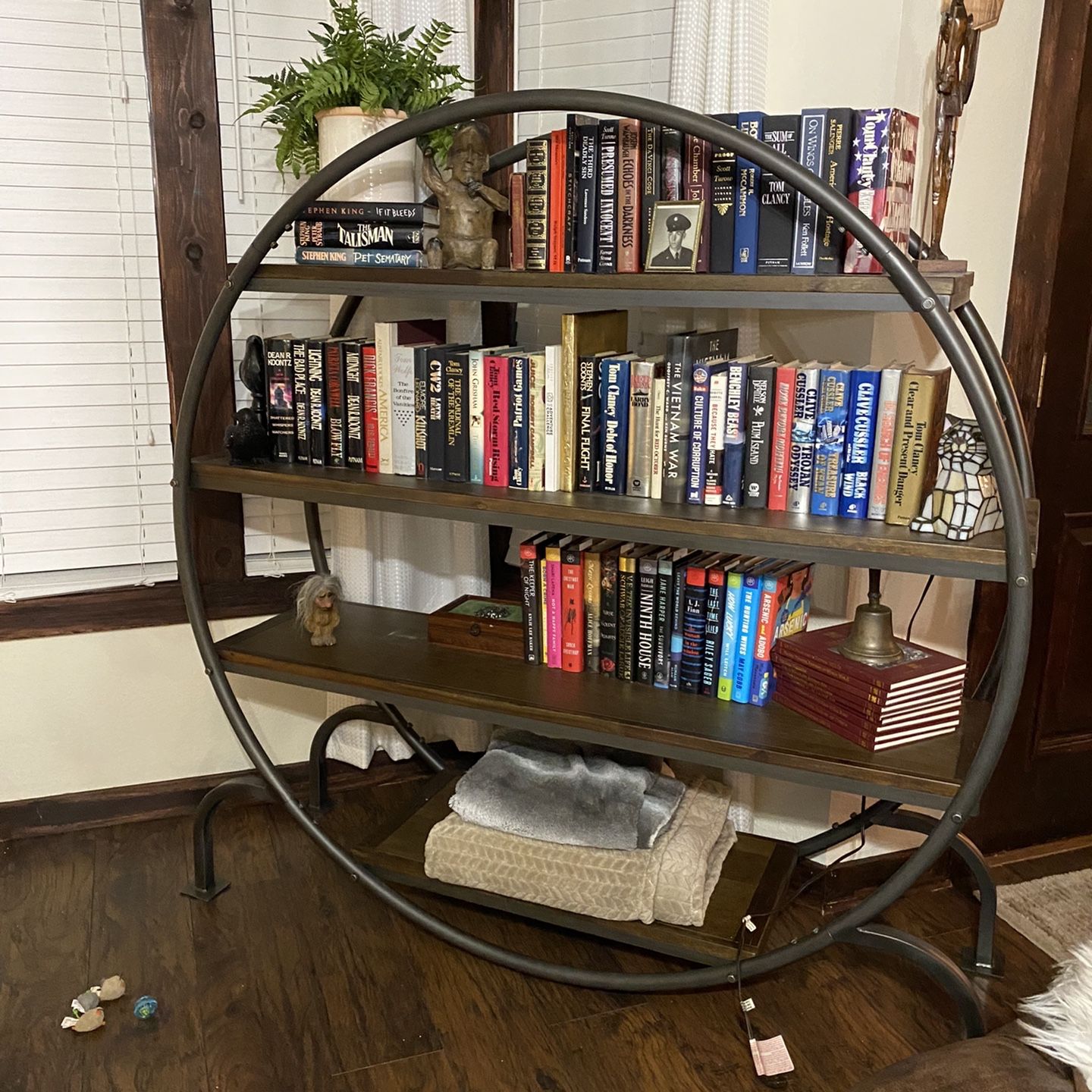 World market deals circle bookshelf