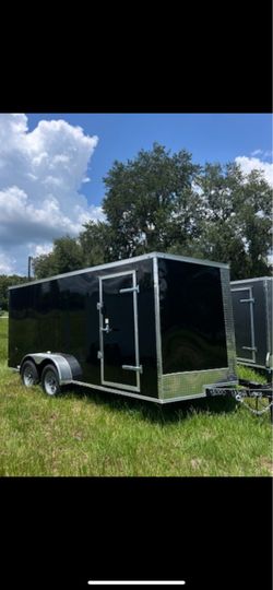 🦅Quality Cargo Trailer Brand 🆕 7x16 Ta Tandem Axle PLYCORE 0.080 🔥
