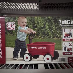 Brand New Radio Flyer 2 In 1 Wagon