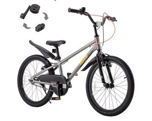 RoyalBaby EZ-Pro 20inch Bike, Lightweight Aluminum 2-in-1 Balance to Pedal Bike with One-Key Switch