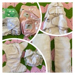 Momgaroo Cloth Diapers & Covers Bundle 100% Organic Hemp