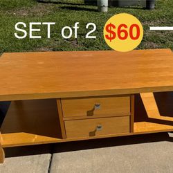 Coffee Table & End Table Set