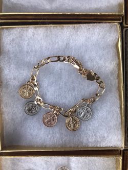 Gold plated bracelets