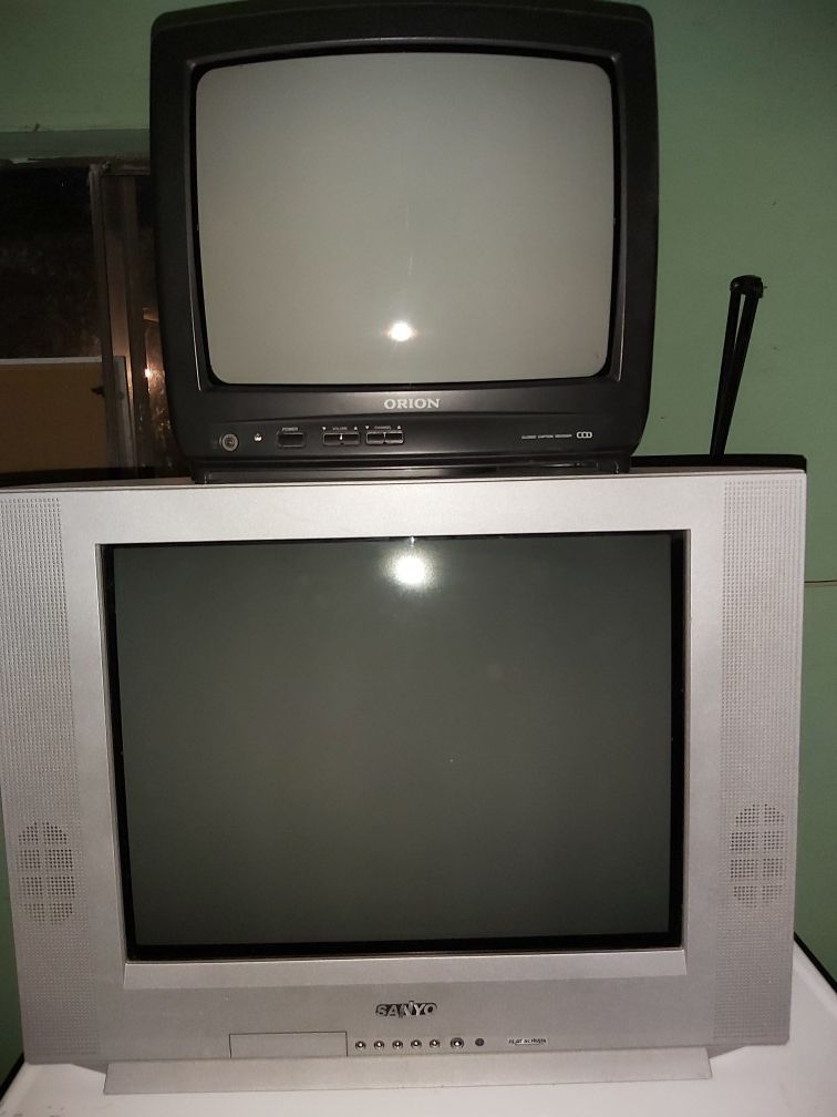 20 inch sanyo and 13 inch Orion crt tv for sale for Sale in Phoenix, AZ