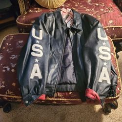Leather All American  Jacket  Size 44