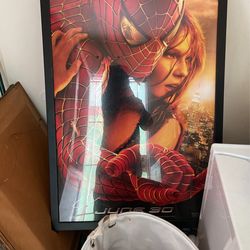Spiderman picture with frame