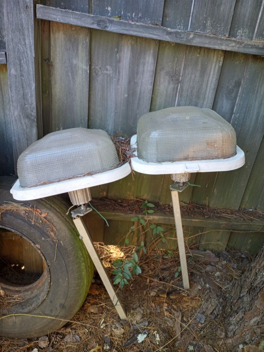 2 Old Walmart Parking Lot Lights