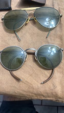 Vintage WWII Aviator Sunglasses Outdoorsman