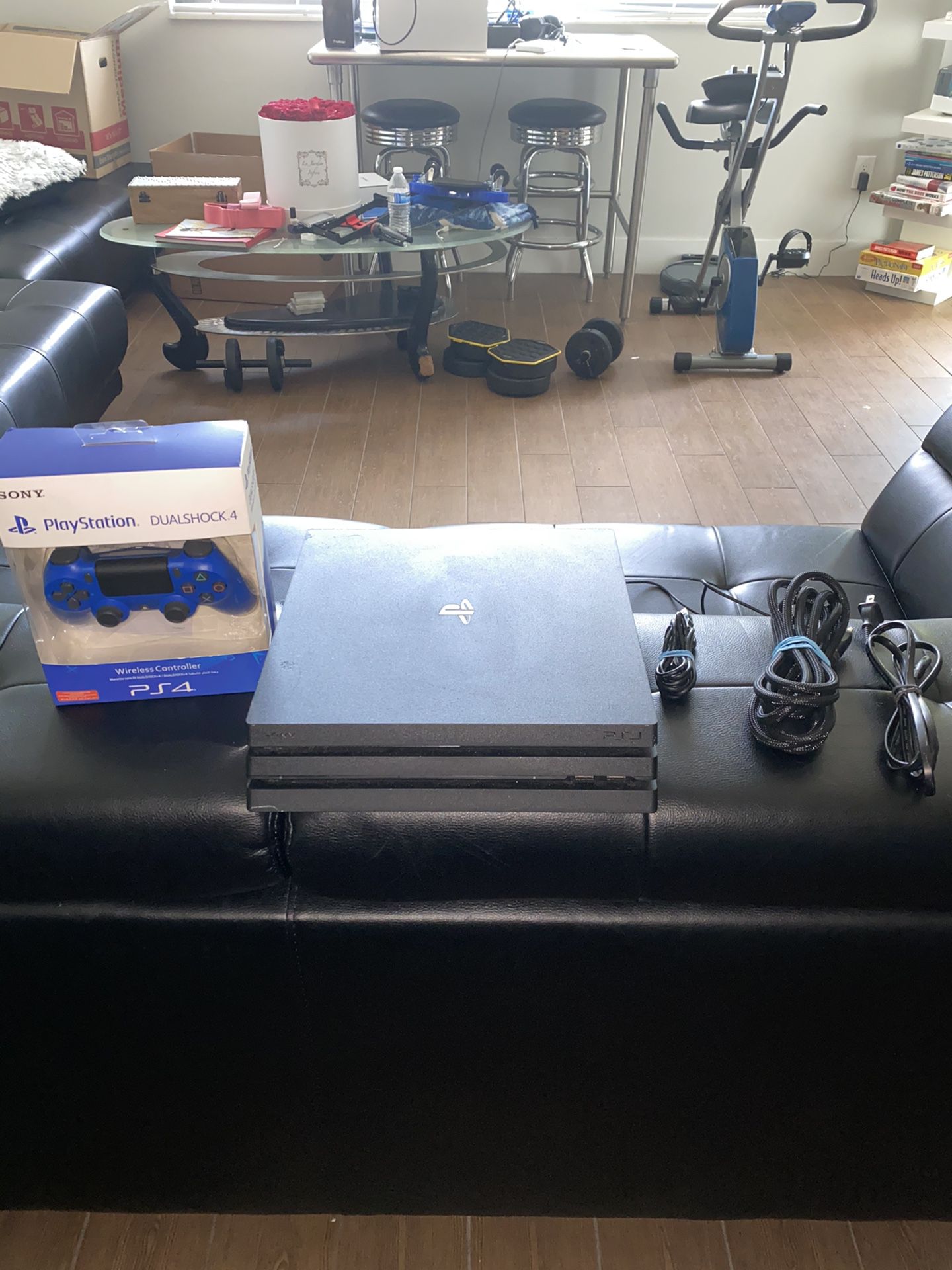 PS4 Pro with brand new controller + Games