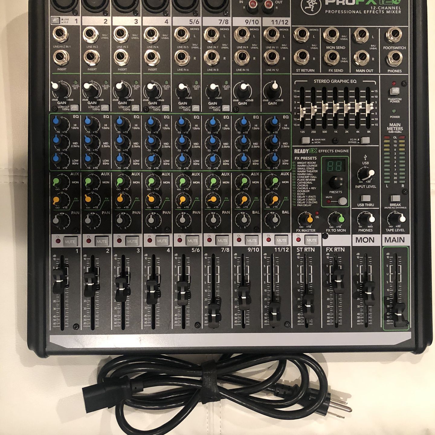 PA System - Yamaha ProFX12 Mixer w/ EV 12” Speakers