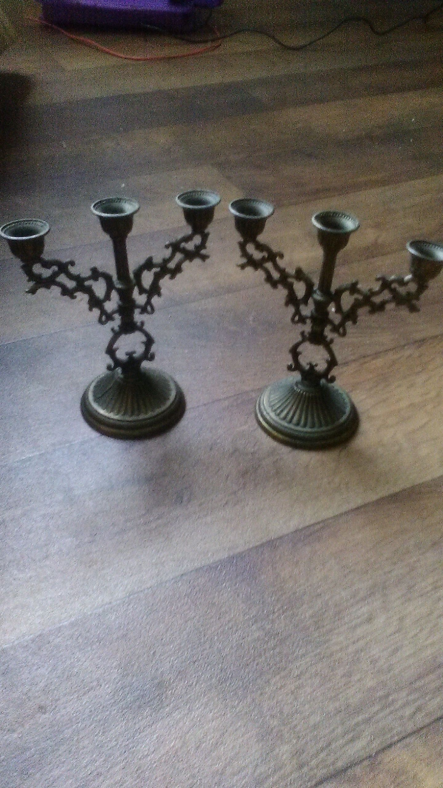 Brass Candelabras