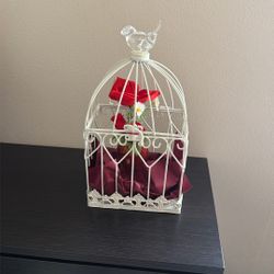 Metal Bird Cage Decorations For Valentin’s Day Gift, $15