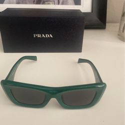Green Prada Sunglasses $175