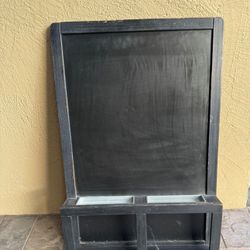 Ikea blackboard with hooks 